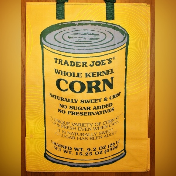 Trader Joe'S Handbags - Trader Joe's CORN BAG reusable grocery bag